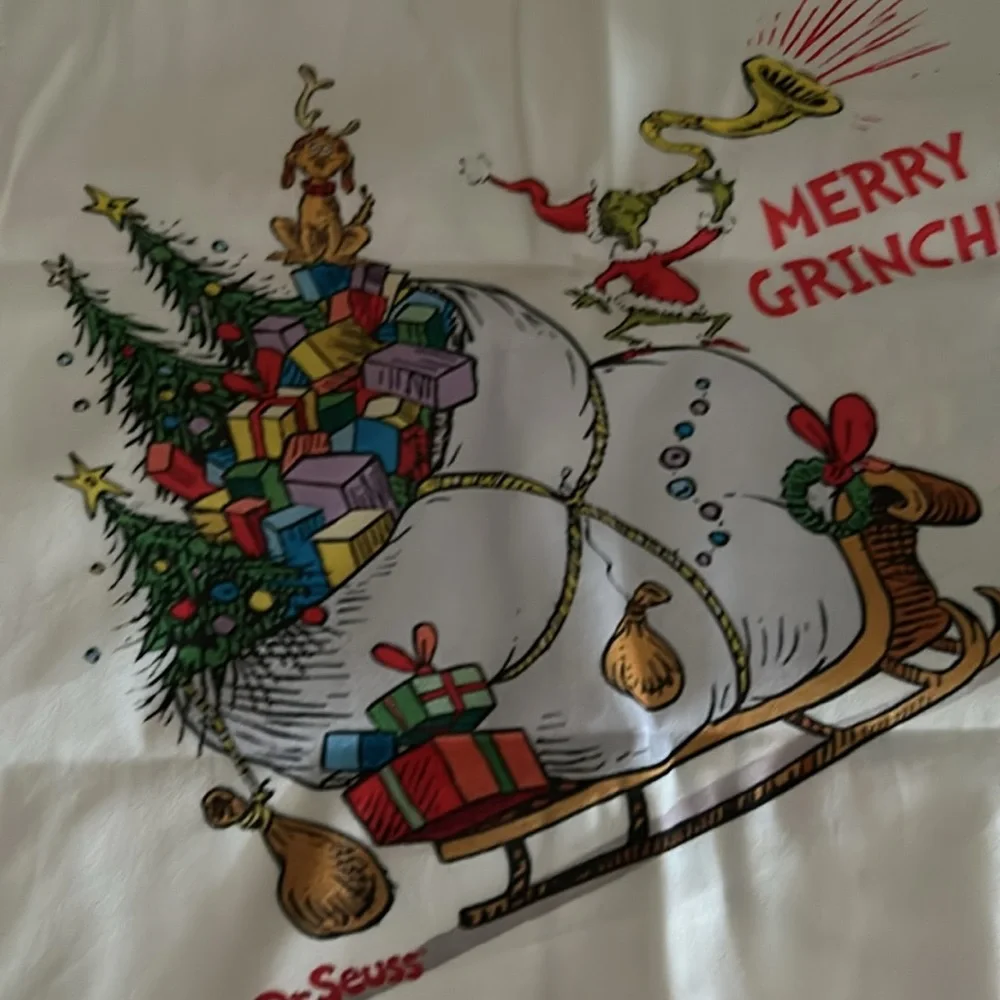 Grinch pillow cover